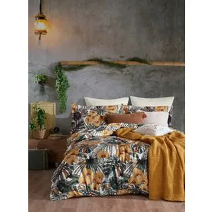 Tropik White
Green
Mustard Satin Double Quilt Cover Set