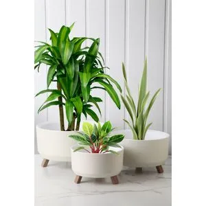 TRPTSKS-4-3 White Vase Set
