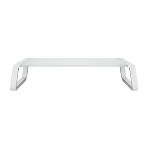TRUST Monta Tempered Glass Postolje za monitor, do 10 kg Bela