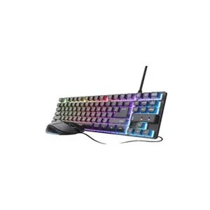 TRUST Tastatura+miš 2-in-1 Gaming set/TKL/US/crna
