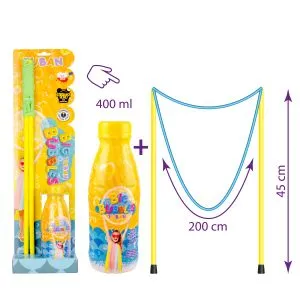 Tuban Veliki Set Za Balončiće + Tečnost 400 Ml