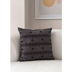 Tuffet - Black v5 Black Cushion Cover