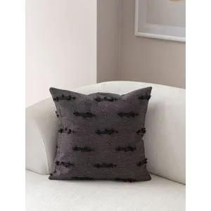 Tuffet - Black v7 Black Cushion Cover
