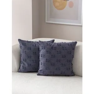 Tuffet - Blue v8 Blue Cushion Cover Set (2 Pieces)
