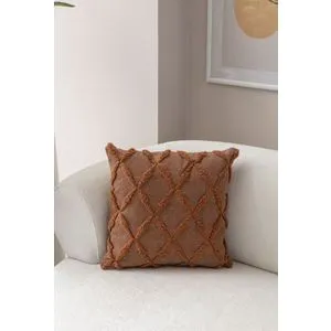 Tuffet - Brown v1 Brown Cushion Cover