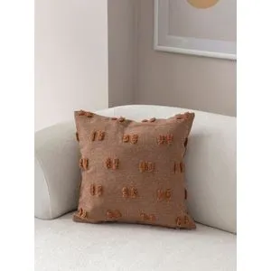 Tuffet - Brown v3 Brown Cushion Cover