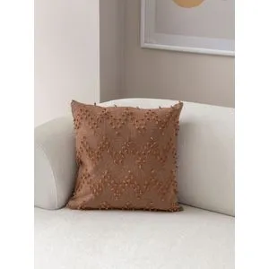 Tuffet - Brown v4 Brown Cushion Cover