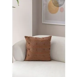 Tuffet - Brown v5 Brown Cushion Cover