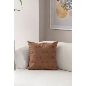 Tuffet - Brown v7 Brown Cushion Cover