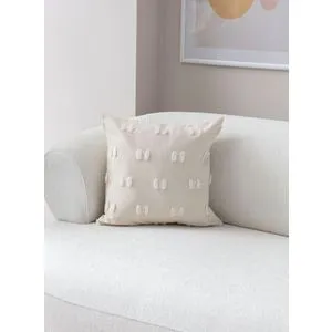 Tuffet - Cream v3 Cream Cushion Cover