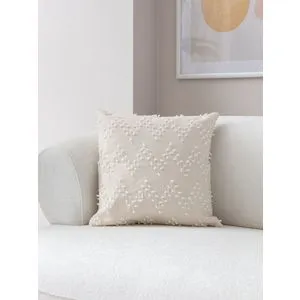 Tuffet - Cream v4 Cream Cushion Cover