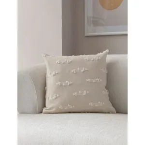 Tuffet - Cream v7 Cream Cushion Cover