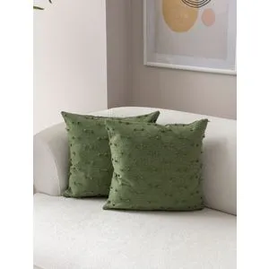 Tuffet - Green v5 Green Cushion Cover Set (2 Pieces)
