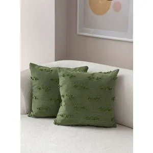 Tuffet - Green v6 Green Cushion Cover Set (2 Pieces)