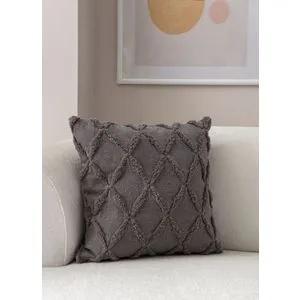 Tuffet - Grey v1 Grey Cushion Cover