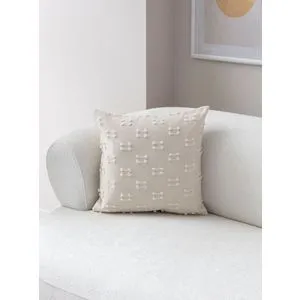 Tuffet - Jastuče pokrivač u krem boji v9