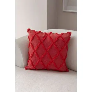 Tuffet - Red v1 Red Cushion Cover
