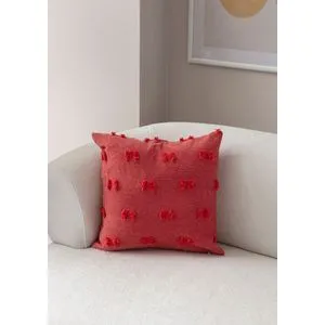 Tuffet - Red v3 Red Cushion Cover
