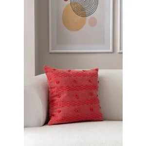 Tuffet - Red v5 Red Cushion Cover