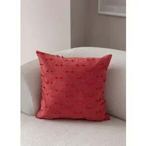 Tuffet - Red v6 Red Cushion Cover