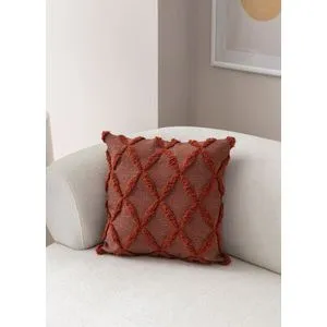 Tuffet - Tile Red v1 Tile Red Cushion Cover