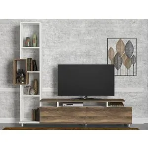 Tulip - White, Walnut White
Walnut TV Unit
