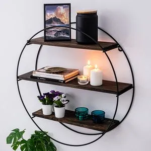 Tulipa Black
Walnut Wall Shelf