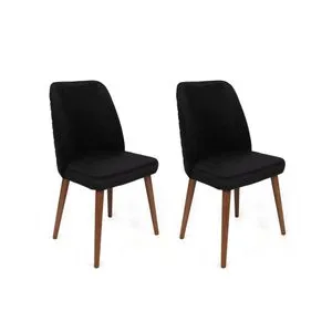 Tutku-351 V2 Black
Walnut Chair Set (2 Pieces)