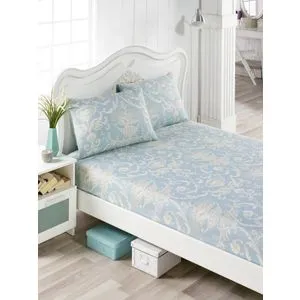 Tuval - Blue Blue
Cream Double Sheet Set
