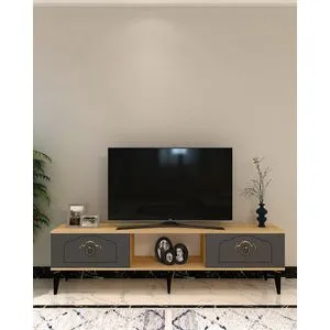 TV Stalak Violet - Sapfir Hrast, Antracit Sapfir Hrast