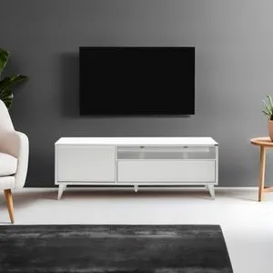 Tvr-511-Dd-1 White TV Stand