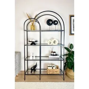 Twin - Crna, Transparentna Crna Transparentna Polica