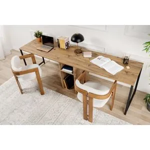 Twin Study Desk - Atlantic Pine, Black Atlantic Pine
Black Study Desk
