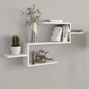 Twist - White White Bookshelf