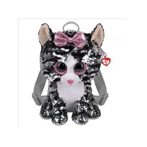 TY pliš Sjajni plišani ranac maca Kiki