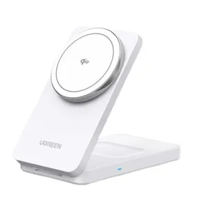 UGREEN 2-u-1 Magnetni Bežični Punjač W706