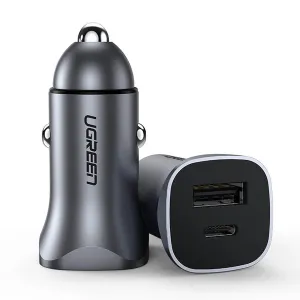 UGREEN A+C Dual-Port Car Charger PD30W+SCP22.5W CD130
