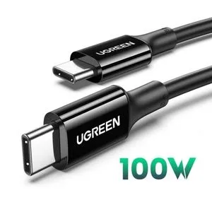 Ugreen US300 Type C na Type C kabl  PD FAST 100W 5A 2m crni
