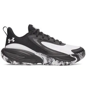 Under Armour patike za košarku UA GS Lockdown 8 za dečake, crno-bele