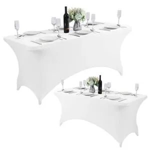 Univerzalna navlaka za sto 180 cm bela