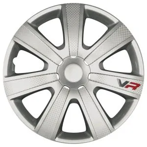 UNIVERZALNE RATKAPNE 15 VR CARBON-SILVER- ABS SET