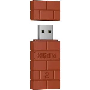Univerzalni gamepad adapter 8BitDo USB Wireless Adapter 2 PC/PS/Mac/Xbox/Switch/Android brick