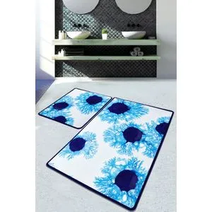 Unravel Djt Višebojni Set Prostirača za Kupatilo (3 Komada)