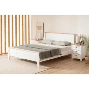 Uren Modern Country - Dupli Krevet od Belog Hrasta 160 x 200