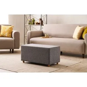 Urla - Anthracite Anthracite Pouffe