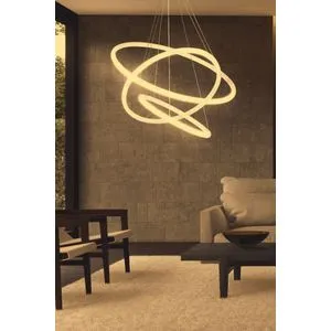 Ursae White-Yellow Light White Chandelier