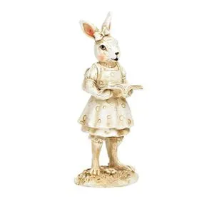 Uskršnja dekoracija BUNNY WITH BOOK/BACKPACK 15cm 10035396