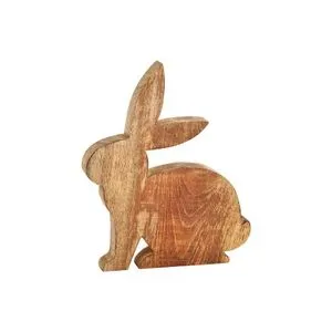 Uskršnja dekoracija RABBIT MANGOWOOD 20cm 10056004 - Brown