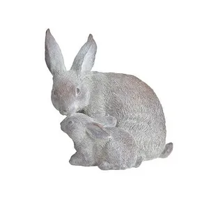 Uskršnja dekoracija RABBIT MOTHER WITH CHILD 28cm 10026998