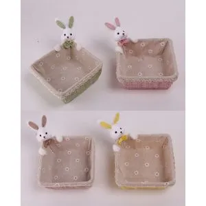 Uskršnja korpa zeka 13*13cm  068877